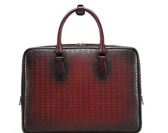 Handmade Leather Mens Briefcase Work Bag Laptop Bag Business Bag for Men - imessengerbags