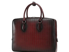 Handmade Leather Mens Briefcase Work Bag Laptop Bag Business Bag for Men - imessengerbags