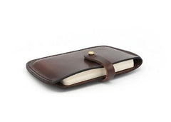 Handmade Leather Mens Card Wallet Front Pocket Wallets Small Wallets for Men