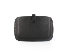 Handmade Leather Mens Card Wallet Front Pocket Wallets Small Wallets for Men