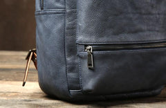 Handmade Leather Mens Cool Backpack Bag Large Travel Bag Hiking Bag for Men - imessengerbags