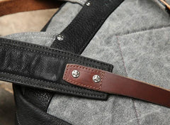 Handmade Leather Mens Cool Backpack Bag Large Travel Bag Hiking Bag for Men - imessengerbags