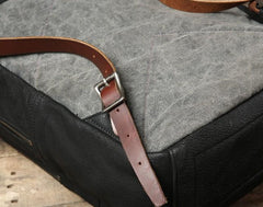 Handmade Leather Mens Cool Backpack Bag Large Travel Bag Hiking Bag for Men - imessengerbags