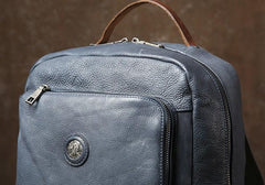 Handmade Leather Mens Cool Backpack Bag Large Travel Bag Hiking Bag for Men - imessengerbags