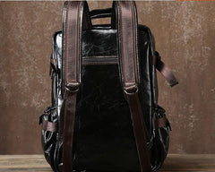 Handmade Leather Mens Cool Backpack Large Travel Bag Hiking Bag for Men