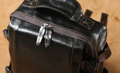 Handmade Leather Mens Cool Backpack Large Travel Bag Hiking Bag for Men