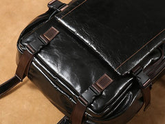Handmade Leather Mens Cool Backpack Large Travel Bag Hiking Bag for Men