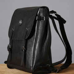 Handmade Leather Mens Cool Backpack Sling Bag Large Travel Bag Hiking Bag for Men