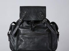 Handmade Leather Mens Cool Backpack Sling Bag Large Travel Bag Hiking Bag for Men