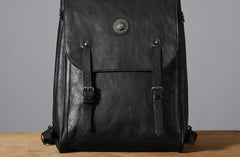 Handmade Leather Mens Cool Backpack Sling Bag Large Travel Bag Hiking Bag for Men