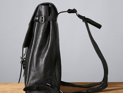 Handmade Leather Mens Cool Backpack Sling Bag Large Travel Bag Hiking Bag for Men