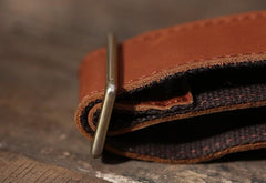 Handmade Leather Mens Cool Chest Bag Sling Bag Crossbody Bag Travel Bag Hiking Bag for men - imessengerbags