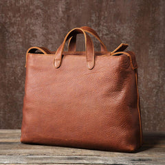 Handmade Leather Mens Cool Handbag Tote Shoulder Bag Work Bag Laptop Bag for Men - imessengerbags