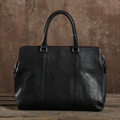 Handmade Leather Mens Cool Messenger Bag Briefcase Work Bag Business Bag Laptop Bag for men