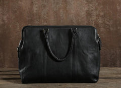 Handmade Leather Mens Cool Messenger Bag Briefcase Work Bag Business Bag Laptop Bag for men