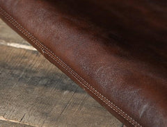 Handmade Leather Mens Cool Messenger Bag Briefcase Work Bag Business Bag Laptop Bag for men