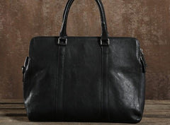 Handmade Leather Mens Cool Messenger Bag Briefcase Work Bag Business Bag Laptop Bag for men