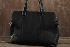 Handmade Leather Mens Cool Messenger Bag Briefcase Work Bag Business Bag Laptop Bag for men