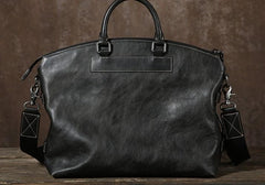 Handmade Leather Mens Cool Messenger Bag Briefcase Work Bag Business Bag Laptop Bag for men