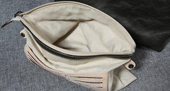 Handmade Leather Mens Cool Messenger Bag Briefcase Work Bag Business Bag Laptop Bag for men