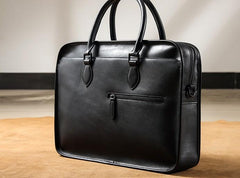Handmade Leather Mens Cool Messenger Bag Briefcase Work Bag Business Bag Laptop Bag for men