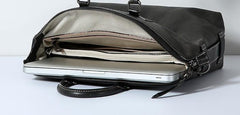 Handmade Leather Mens Cool Messenger Bag Briefcase Work Bag Business Bag Laptop Bag for men