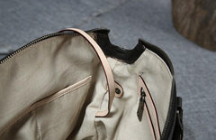 Handmade Leather Mens Cool Messenger Bag Briefcase Work Bag Business Bag Laptop Bag for men