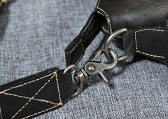 Handmade Leather Mens Cool Messenger Bag Briefcase Work Bag Business Bag Laptop Bag for men