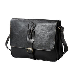 Handmade Leather Mens Cool Shoulder Bag Messenger Bag Bike Bag Cycling Bag for men - imessengerbags