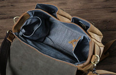 Handmade Leather Mens Cool Shoulder Bag Messenger Bag Camera Bag Cycling Bag for men - imessengerbags