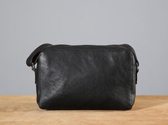 Handmade Leather Mens Cool Shoulder Bag Messenger Bag Chest Bag Bike Bag Cycling Bag for men