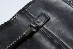 Handmade Leather Mens Handbag Cool Messenger Bag Shoulder Bag for Men - imessengerbags