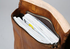 Handmade Leather Mens Handbag Cool Messenger Bag Shoulder Bag for Men - imessengerbags