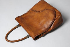 Handmade Leather Mens Handbag Cool Messenger Bag Shoulder Bag for Men