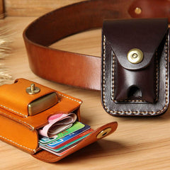 Leather Belt Pouch Mens Small Cases Waist Bag Hip Pack Belt Bag Fanny Pack Bumbag for Men