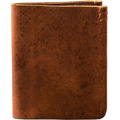 Handmade Leather Mens Small Wallets Bifold Vintage Slim billfold Wallet for Men - imessengerbags