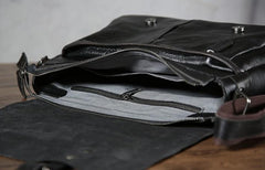 Handmade Vintage Leather Mens Cool Shoulder Bag Messenger Bag Chest Bag Bike Bag Cycling Bag for men - imessengerbags