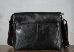 Handmade Vintage Leather Mens Cool Shoulder Bag Messenger Bag Chest Bag Bike Bag Cycling Bag for men - imessengerbags