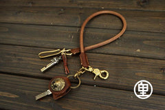 Handmade Vintage Leather Mens Wallet Chain Biker Wallet Chain Pants Chain For Men - imessengerbags