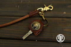 Handmade Vintage Leather Mens Wallet Chain Biker Wallet Chain Pants Chain For Men - imessengerbags