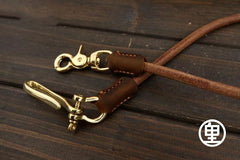 Handmade Vintage Leather Mens Wallet Chain Biker Wallet Chain Pants Chain For Men - imessengerbags