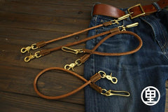 Handmade Vintage Leather Mens Wallet Chain Biker Wallet Chain Pants Chain For Men - imessengerbags