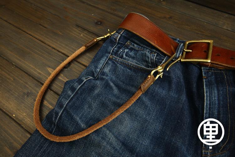 Handmade Vintage Leather Mens Wallet Chain Biker Wallet Chain Pants Chain For Men - imessengerbags