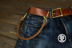 Handmade Vintage Leather Mens Wallet Chain Biker Wallet Chain Pants Chain For Men - imessengerbags