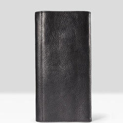 Handmade biker chain wallet leather chain wallet men Brown long wallet