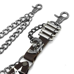 Badass Biker Heavy Metal Double Pants Chain Wallet Chain Motorcycle Punk Chain For Men - imessengerbags
