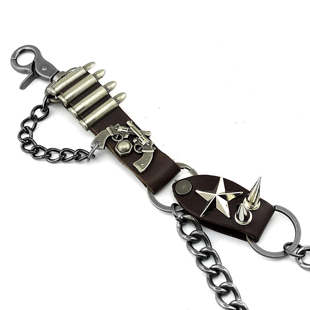 2-row Gunmetal Trouser Chains, Pocket Chain, Stainless Steel Trouser Chain,  Hipster Chain, Biker Chain, Father's Day Gift 