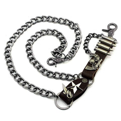 Badass Biker Heavy Metal Double Pants Chain Wallet Chain Motorcycle Punk Chain For Men - imessengerbags