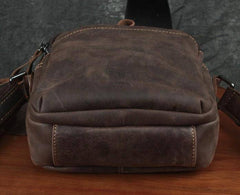 Cool Leather Mens Small Messenger Bag Tablet Side Bag Shoulder Bags For Men - imessengerbags