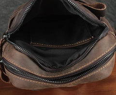 Cool Leather Mens Small Messenger Bag Tablet Side Bag Shoulder Bags For Men - imessengerbags